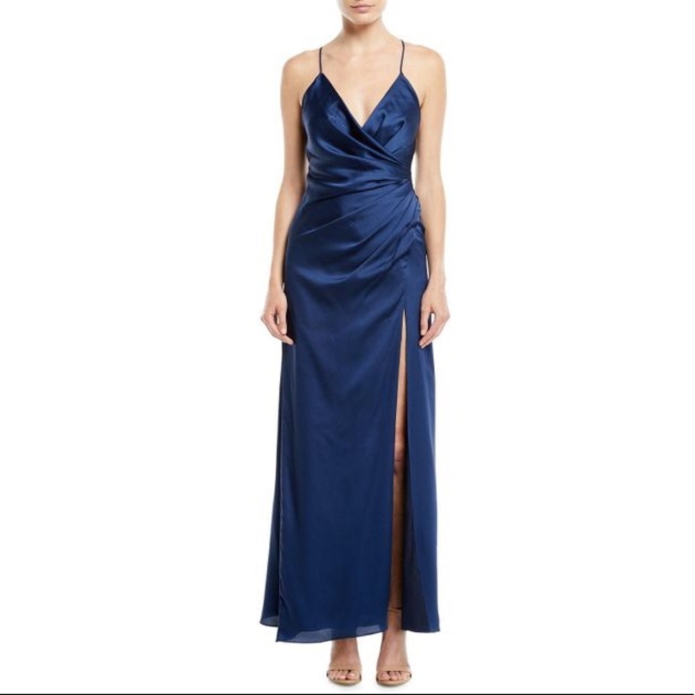 Fame & Partners Navy Blue Zarita Dress